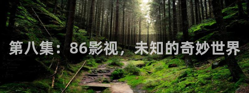 啊啊啊樱桃视频：第八集：86影视，未知的奇妙世界